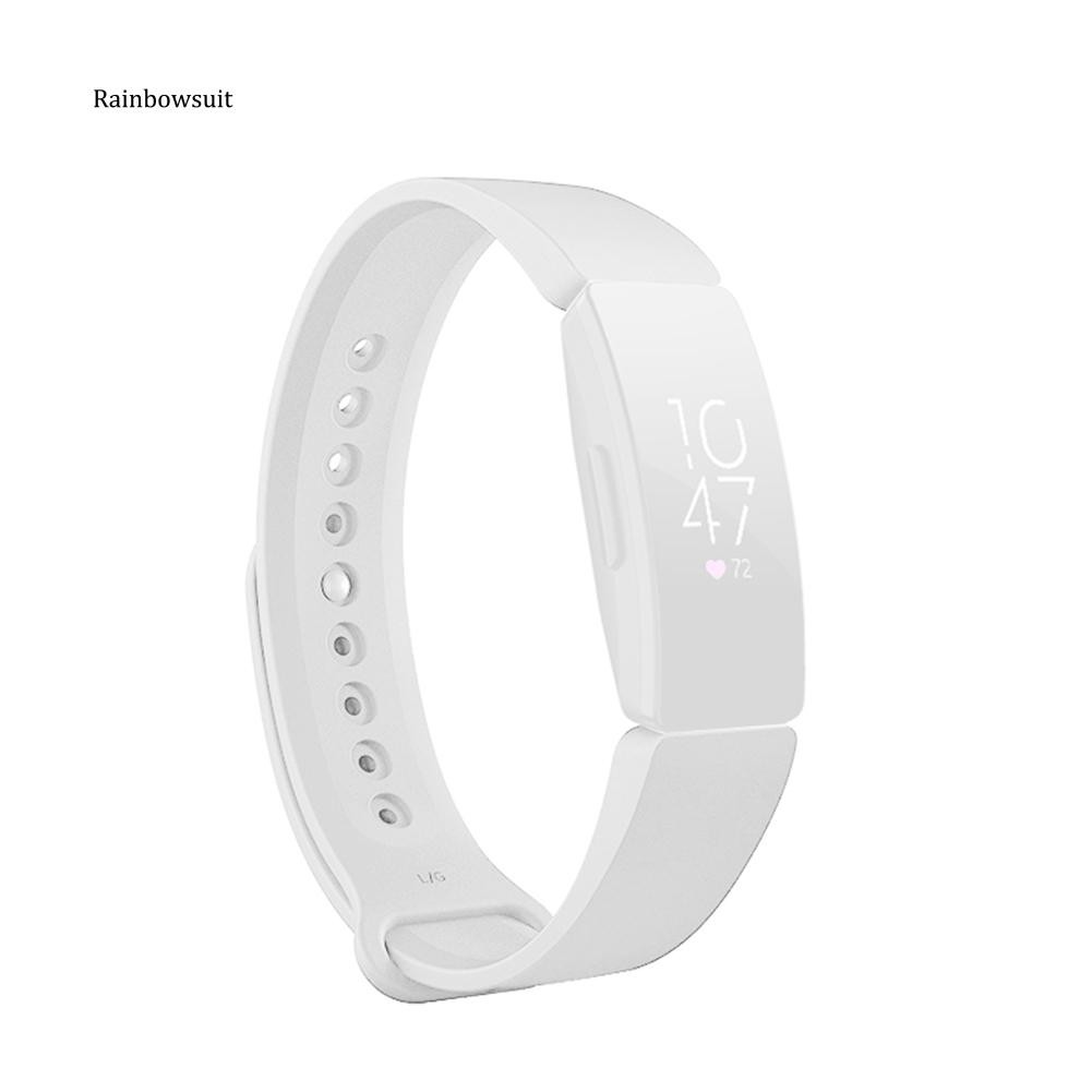 Dây đeo silicon chống nước thay thế cho đồng hồ thông minh Fitbit Inspire HR