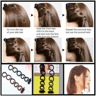 Set 2 Dụng Cụ Hỗ Trợ Tết Tóc Dành Cho Nữ