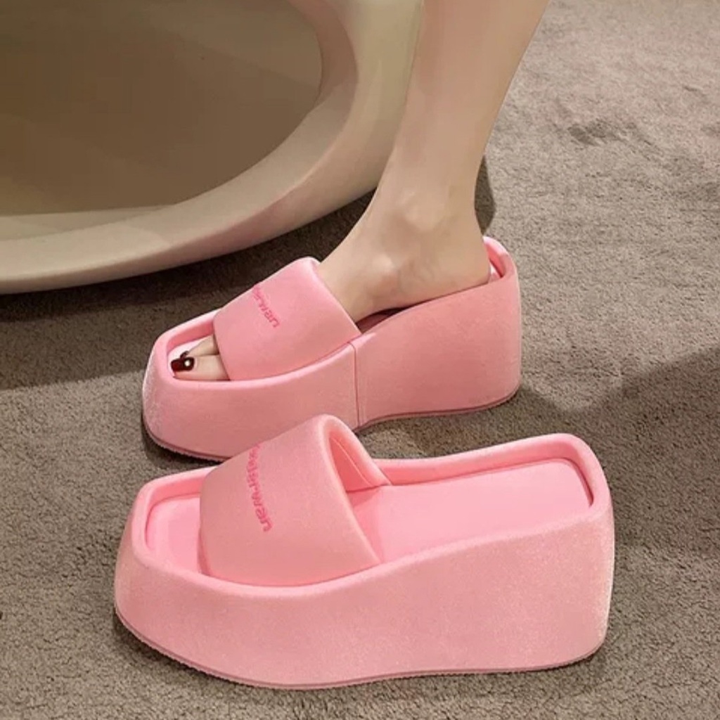 Dép bánh mì phối chữ 7p HÀNG QC CAO CẤP