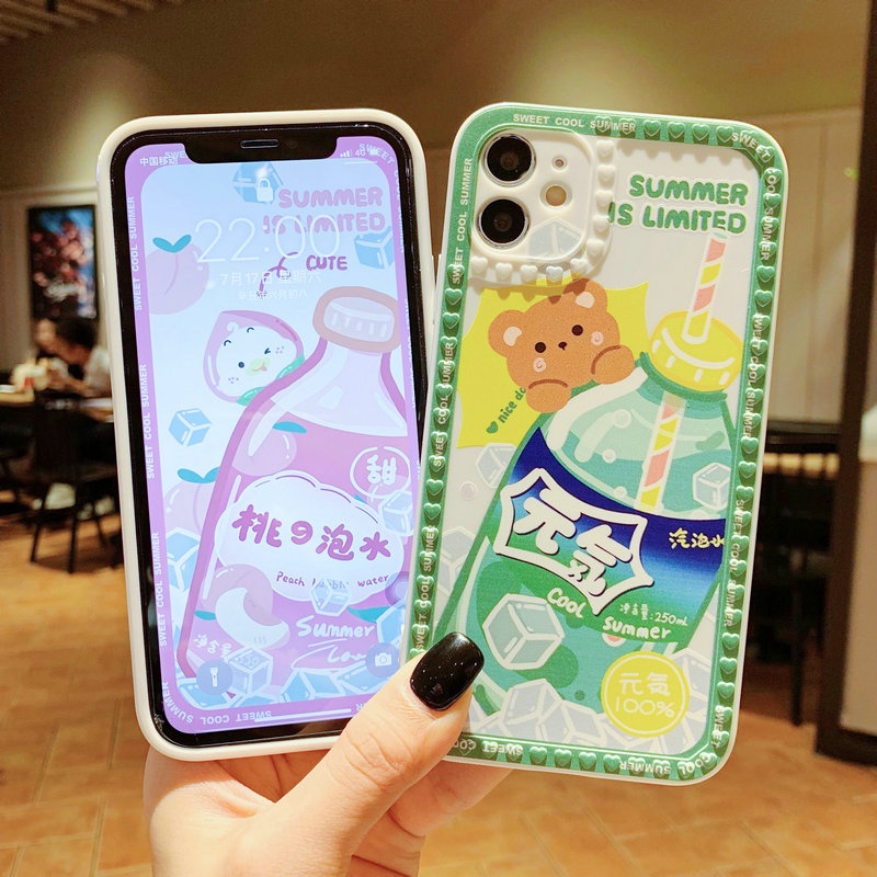 Ốp Điện Thoại Họa Tiết Trái Tim Xinh Xắn Cho Compatible for iPhone 13 11 12 Mini Pro XR X XS Max SE 2020 7 8 6 6S Plus