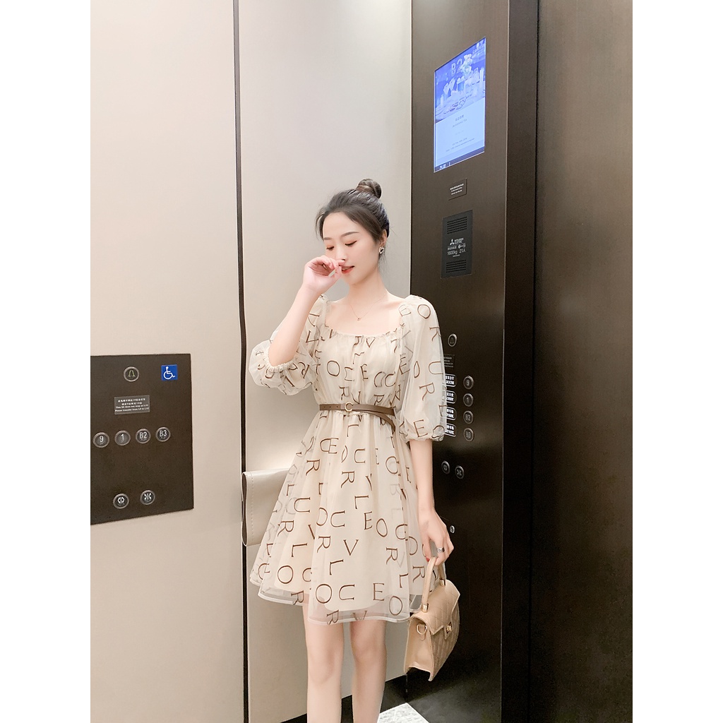 Đầm Hoa Thời Trang Mùa Hè Hàn Quốc Dành Cho Nữ