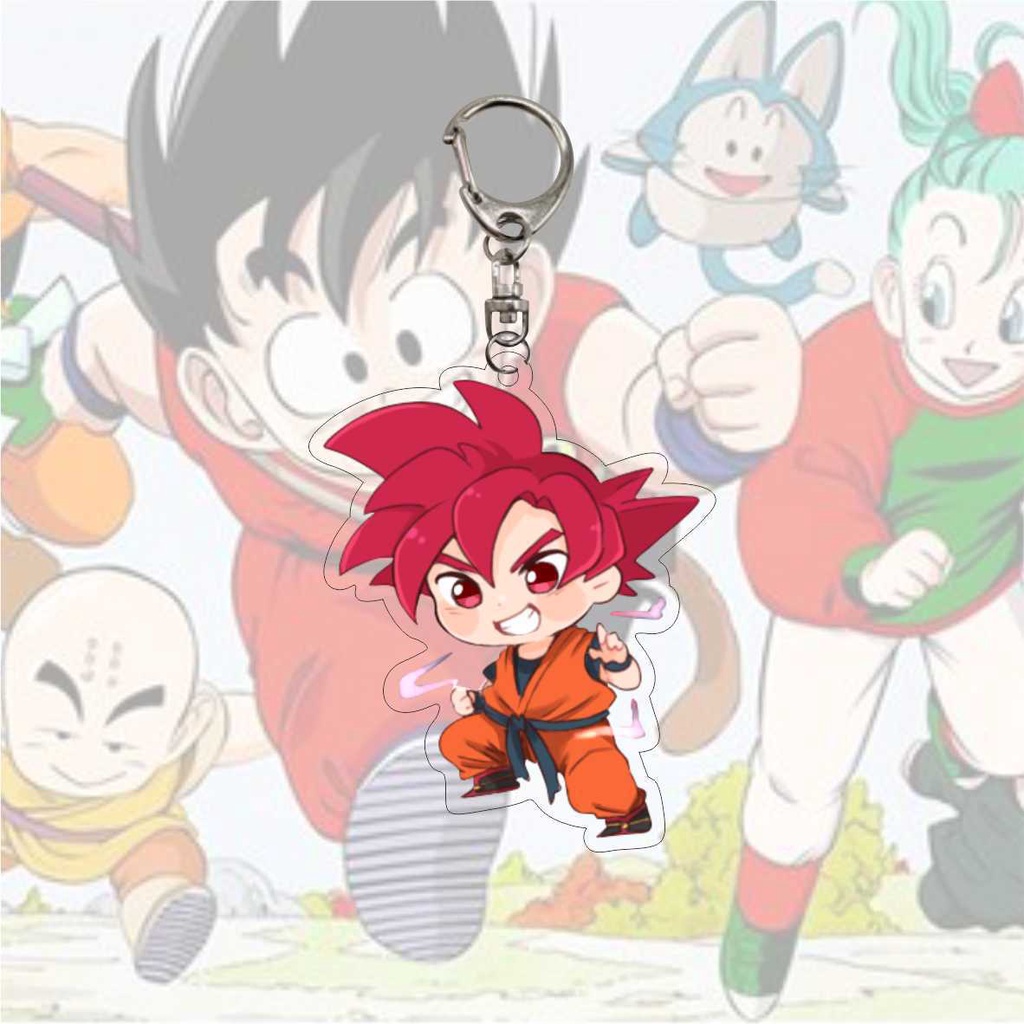 Ns2 Móc Chìa Khóa acrylic Hình Nhân Vật Hoạt Hình dragon ball goku sn2