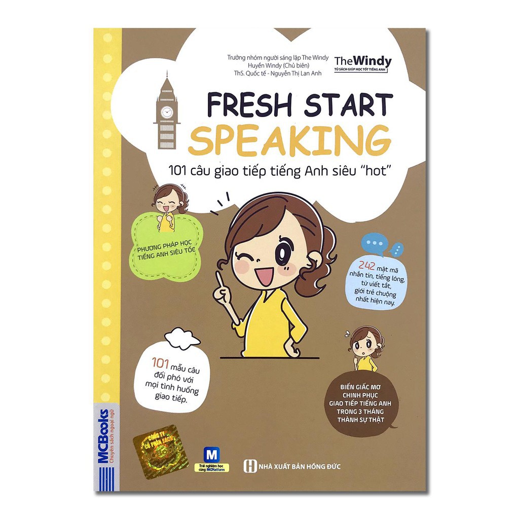 Sách - 101 Câu Giao Tiếp Tiếng Anh Siêu “Hot” (Fresh Start Speaking)