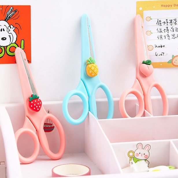 Kéo thủ công cắt giấy mini cute an toàn cho bé học sinh