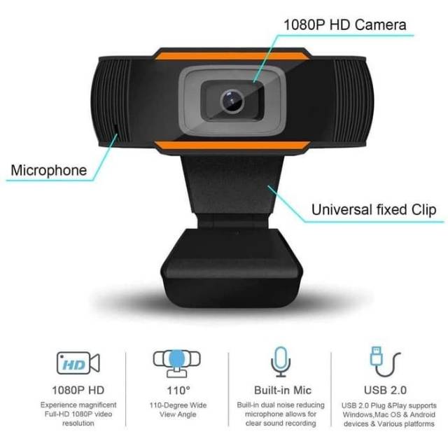 Webcam Full Hd 1080p Cho Máy Tính