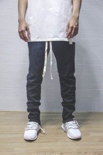 M5 track denim all black