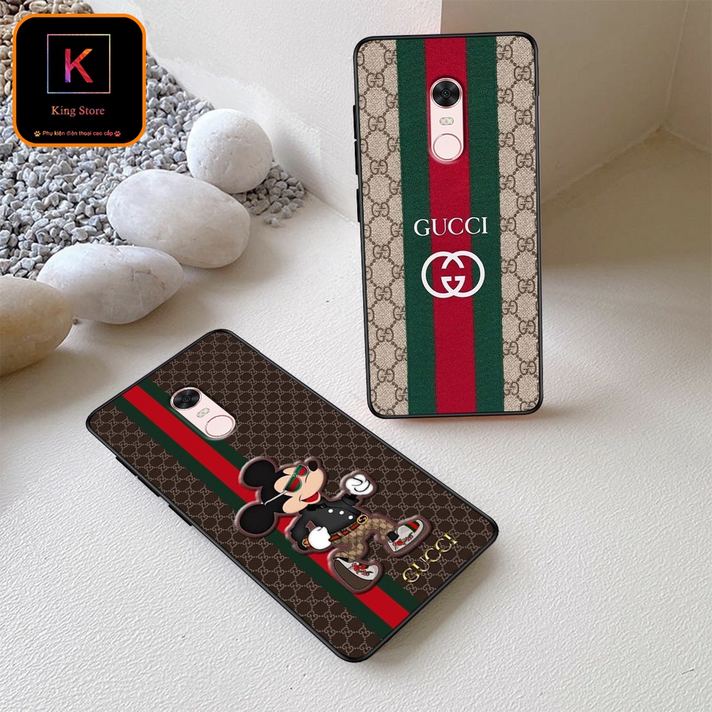 Ốp lưng Xiaomi Redmi 5 - Redmi 5A - Redmi 5X - Redmi 5 Plus - Ốp in hình GÜÇÇÏ - lưng nhám viền TPU cao cấp