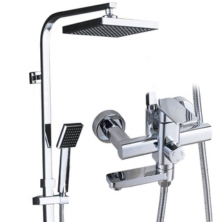 Sen tắm đứng nóng lạnh ĐỒNG MẠ CROM KR6547 cao cấp, sen cây