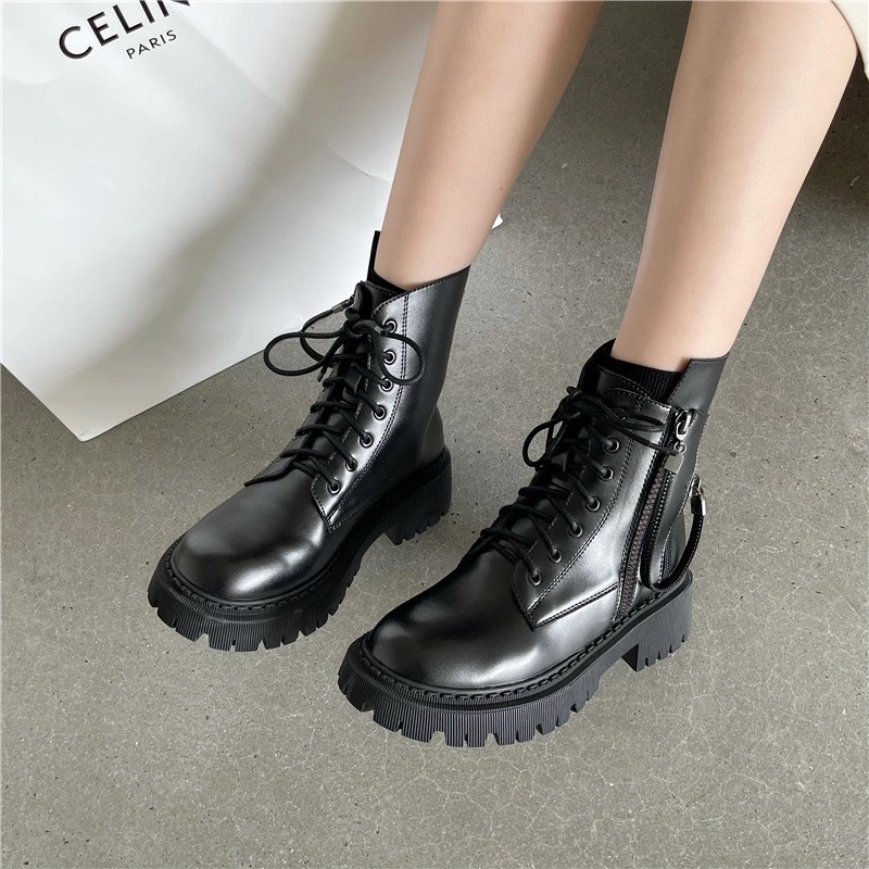 ( Sẵn sz 39, phiên bản 2021 ) Boots Martin phong cách nổi loạn cá tính dành cho nữ, hàng quảng châu loại đẹp | BigBuy360 - bigbuy360.vn