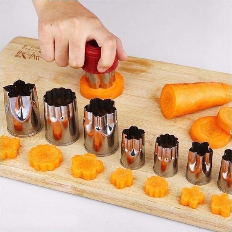 Bộ chặn 8 món tạo hình củ quả cho bé