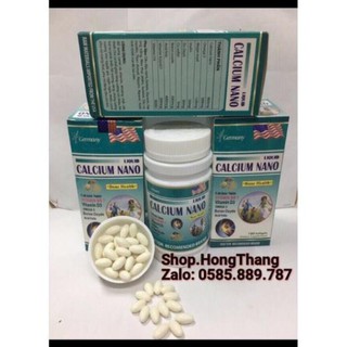 Liquid Calcium NANO - BỔ SUNG CANXI, chống còi xương, loãng sươnghộp 100 viên