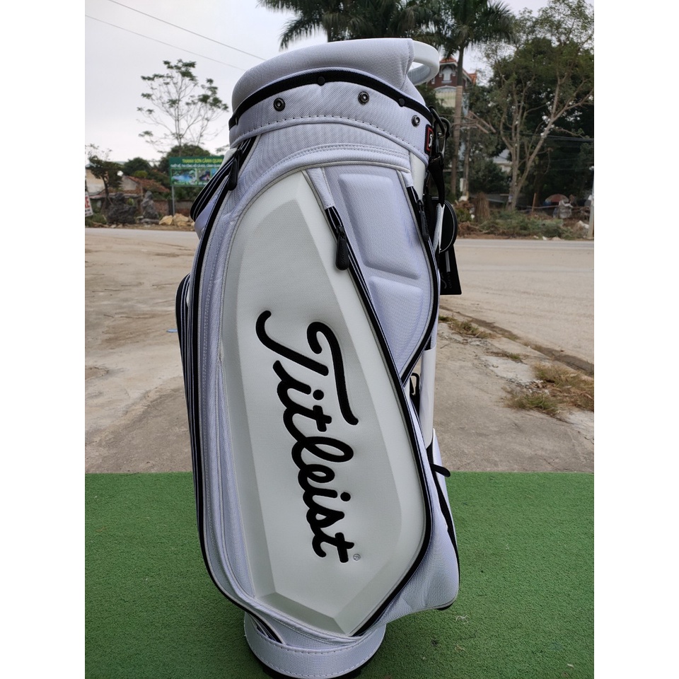 Túi đựng gậy golf Titleist túi gậy cao cấp da PU bóng chứa 14 - 16 gậy chống nước TM002