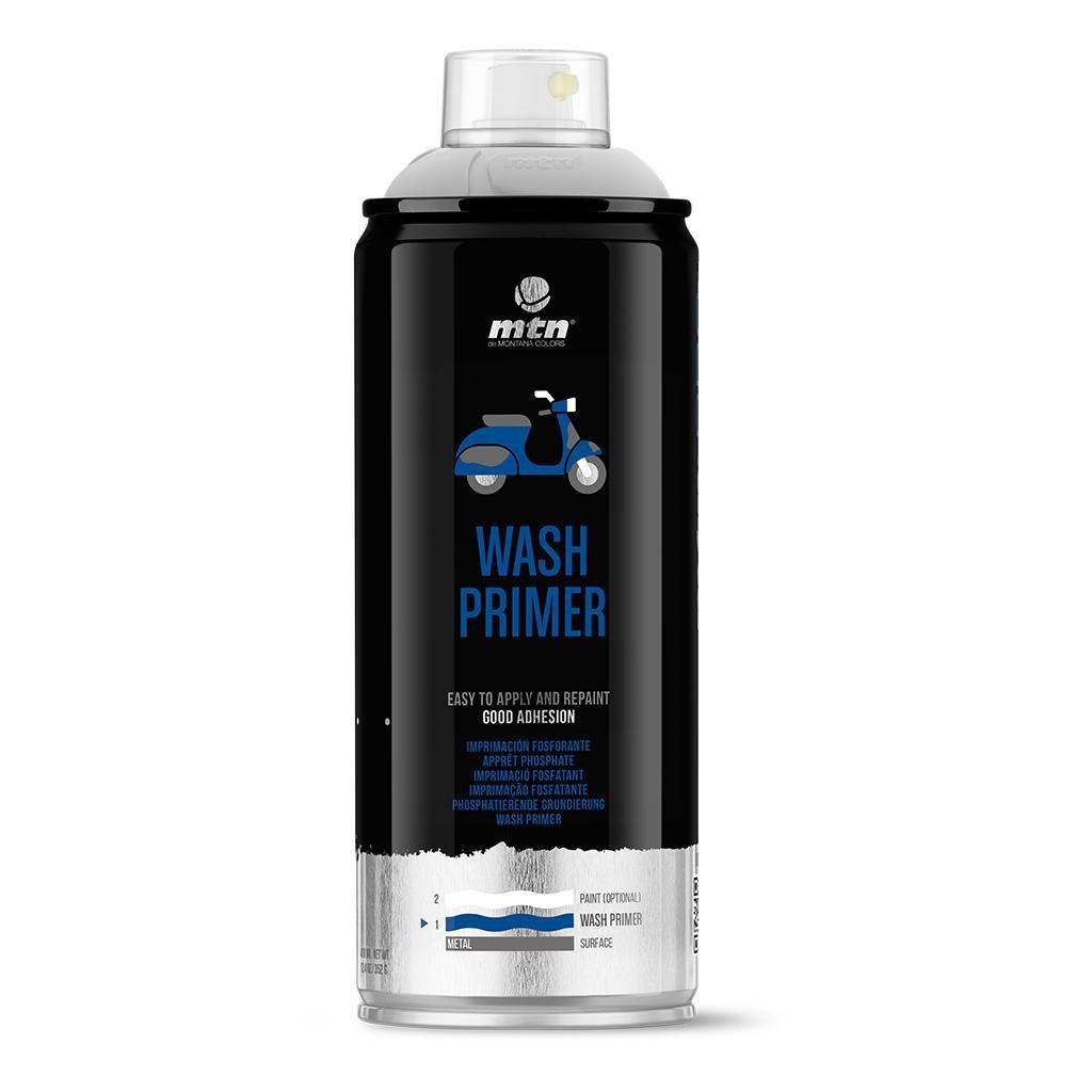 Sơn Xịt Lớp Lót Kim Loại, Kẽm, Inox,... - MONTANA PRO Wash Primer 400ml
