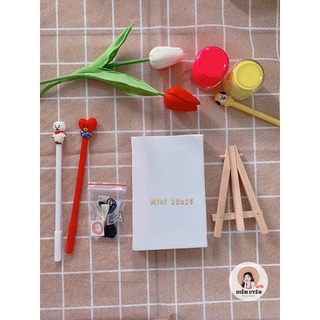Khung vẽ Canvas Mini Bộ DIY vẽ tranh tự làm 👉🏻 kèm giá đỡ