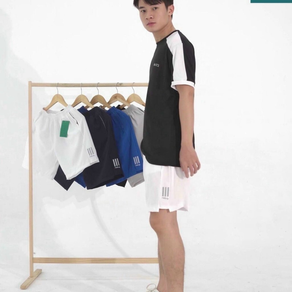 Quần short nam đẹp, quần đùi nam thể thao mặc nhà chất gió cao cấp nhẹ thoáng mát