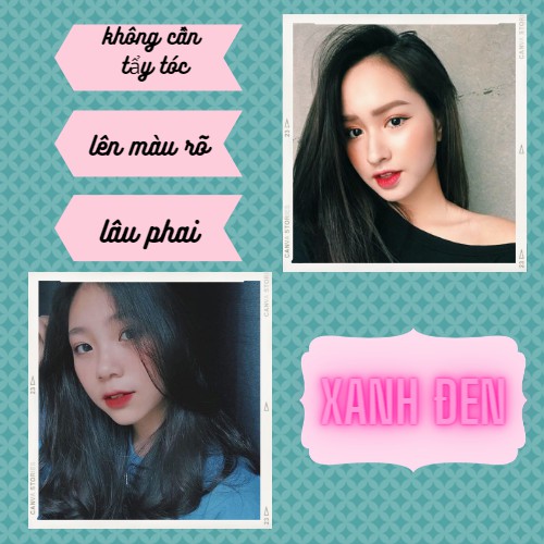Thuốc nhuộm tóc đen rêu