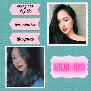 Thuốc nhuộm tóc đen rêu