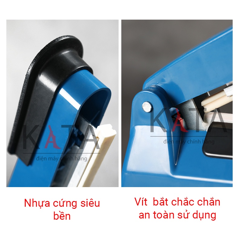 Máy hàn miệng túi nilon túi zip dập tay PFS 200 300 400 để bảo quản thực phẩm, bọc sản phẩm bán hàng, cắt màng co MHT01