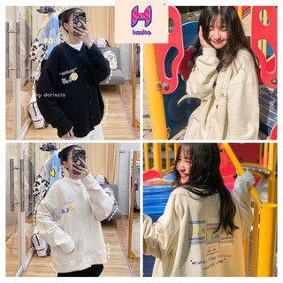 Áo Cardigan Nữ Hoạt Hình - Áo Len Nữ Mỏng Nhẹ
