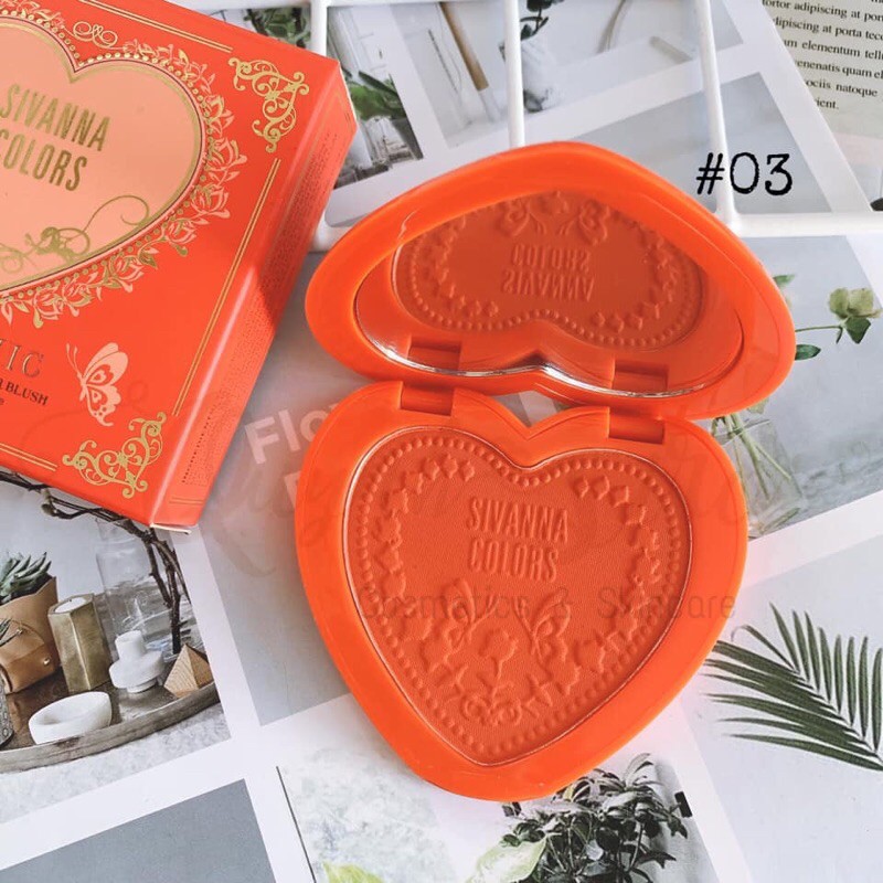 PHẤN MÁ HỒNG SIVANNA TRÁI TIM | BigBuy360 - bigbuy360.vn