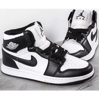 Giày Jodan Cao Cổ Đen Trắng , JD1 Đen Trắng Cổ Cao Full Box Bill