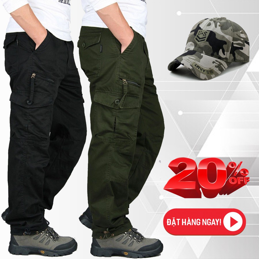 ✜❧Quần kaki lính phóng cách Mỹ