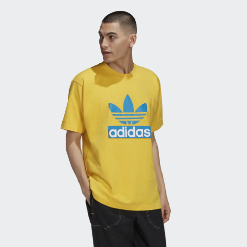 Adidas Men's ORIGINALS BIG TRFL TEE sports short-sleeved T-shirt H09345 +++ 100% Authentic Guarantee +++