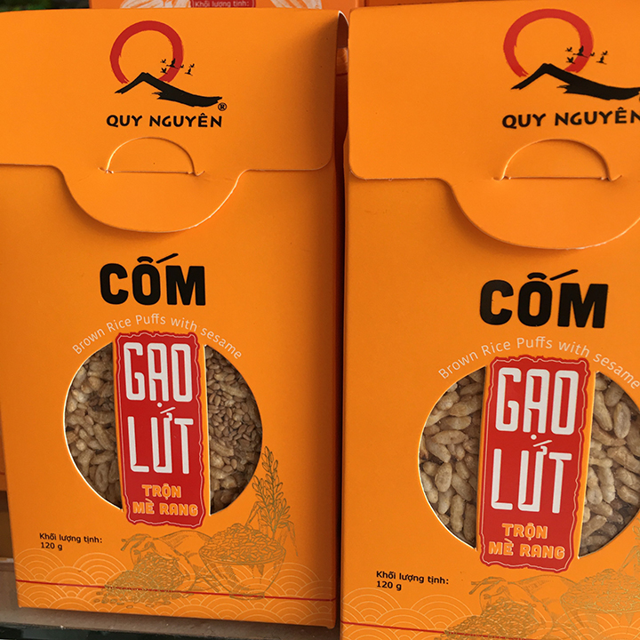 Cốm Gạo Lứt Trộn Mè Rang Quy Nguyên 120g