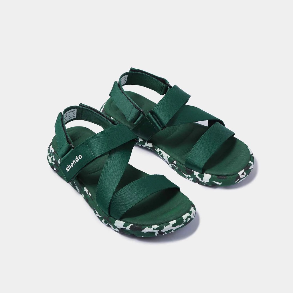 Giày Sandals SHAT SHONDO F6 Sport- F6S505 xanh rêu camo