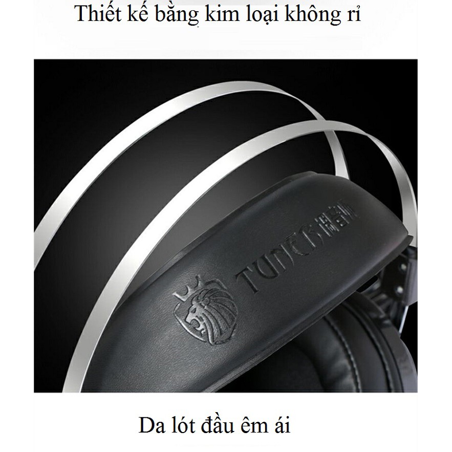 Tai Nghe Chụp Tai ❤️FREESHIP❤️ Tai Nghe Có Dây Phát Sáng Củ Tai - Tai Nghe Headphone 7.1 V2 Đệm Tai Êm Ái