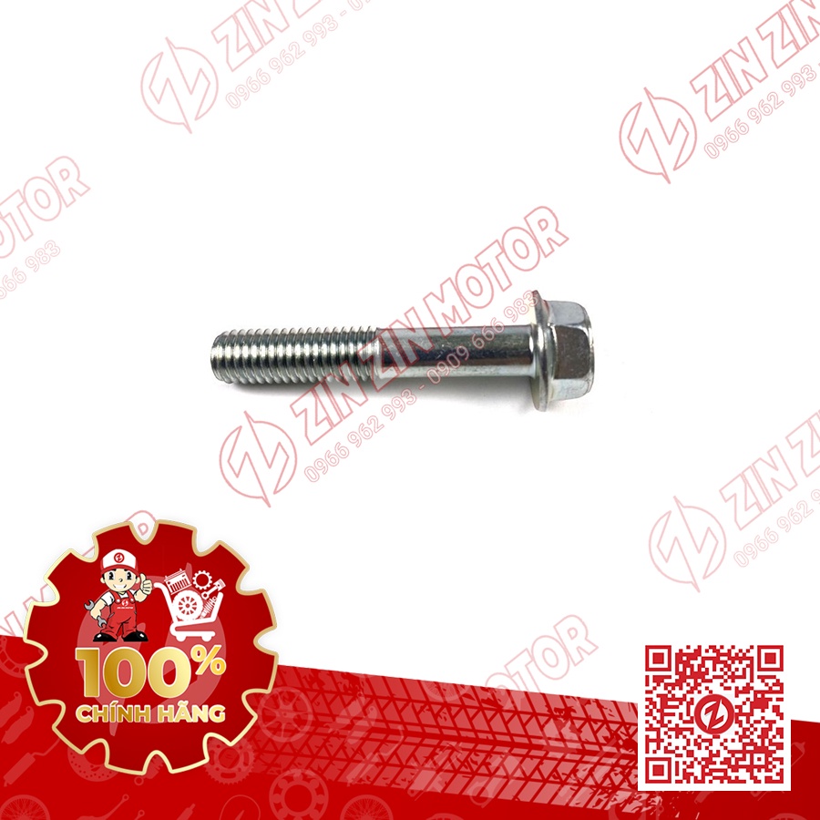 Ốc bắt ghi đông - chảng ba trên Satria F150 Fi Raider R150 Fi 01550-0845A-000 chính hãng Suzuki