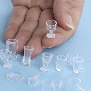 Khuôn silicone làm ly tách nhà búp bê dollhouse