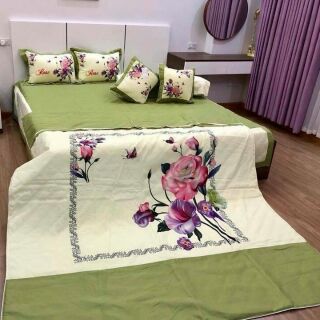 Set chăn ga cưới siêu yêu
