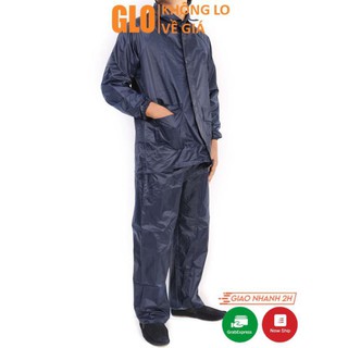 [G032] Áo Mưa Bộ Vải Dù Có Phản Quang, Siêu Bền Không Thấm Nước Đủ Size Từ M Đến 5XL Hàng Rado, Việt Ý S029