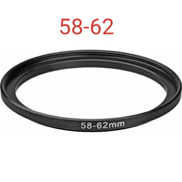Step up ring -Ring chuyển size filter của ống kính từ 58mm