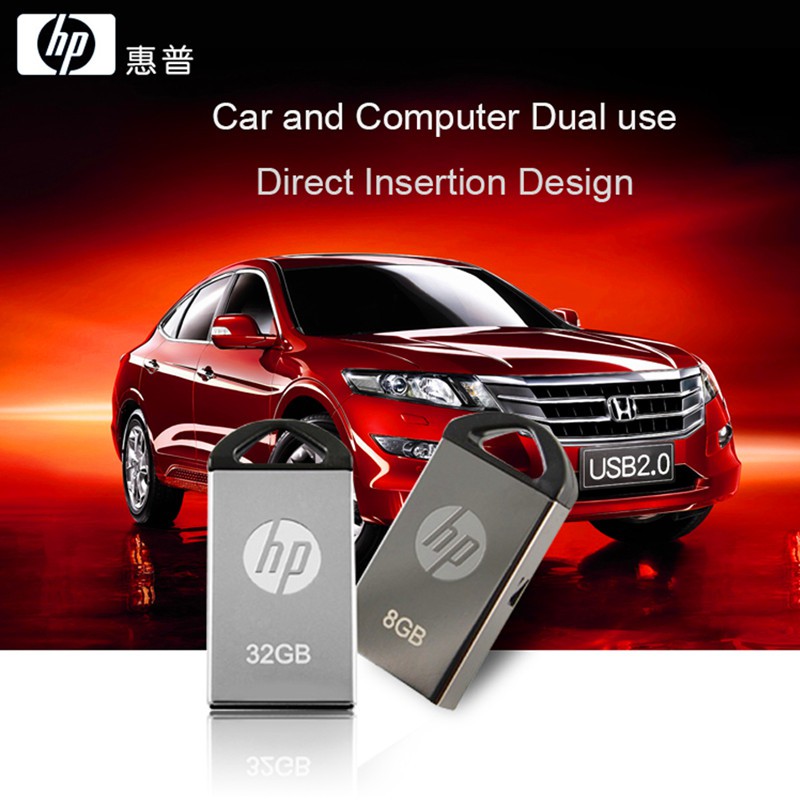 USB HP V221W tùy chọn dung lượng kèm đầu chuyển đổi và giá đỡ điện thoại tiện dụng