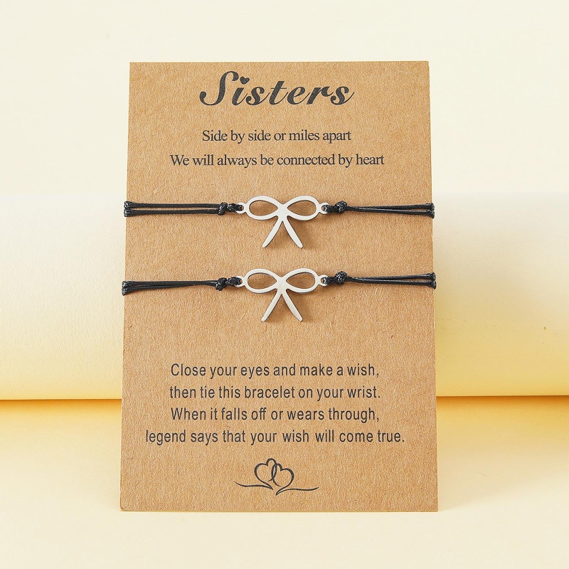 Set 2 Vòng Tay Handmade Thắt Nơ Xinh Xắn Thời Trang Cho Nữ