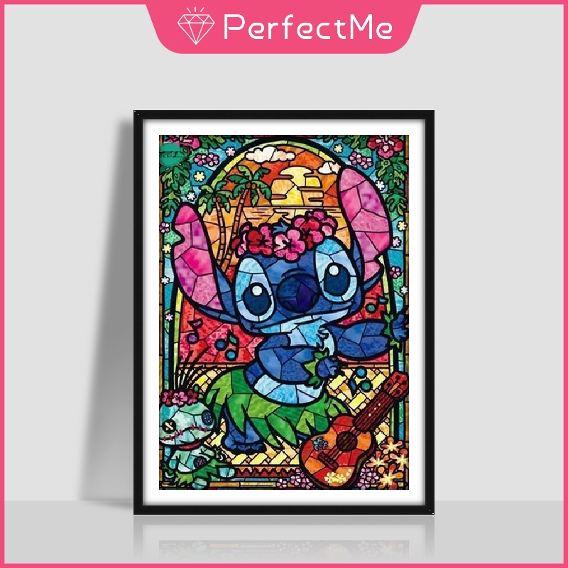 Bộ tranh đính đá 5D họa tiết hoạt hình Snoopy độc đáo kích thước 30x40cm DIY dùng trang trí