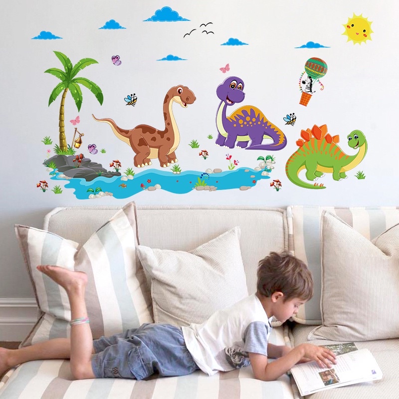 Decal dán tường khủng long cho bé MS- [Sticker dán tường]