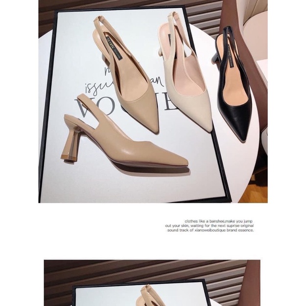 Giày cao gót mũi nhọn