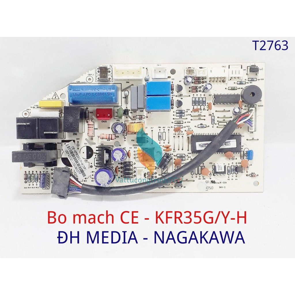 Bảng mạch điều khiển CE-KFR35G/Y-H thay thế cho Điều hòa MEDIA