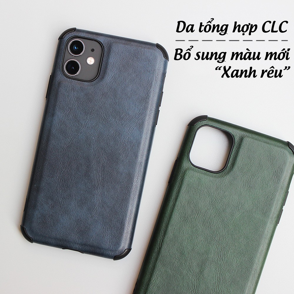 Ốp lưng da chống sốc dành cho iP 7/8/SE 2020/7 Plus/8 Plus/X/XS/XS Max/XR/11/11 Pro/11 Pro Max/12/12 Mini/12Pro/12ProMax