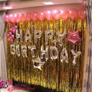| miễn phí| 20 bóng khi mua 2 rèm kim tuyến + hpbd như hình