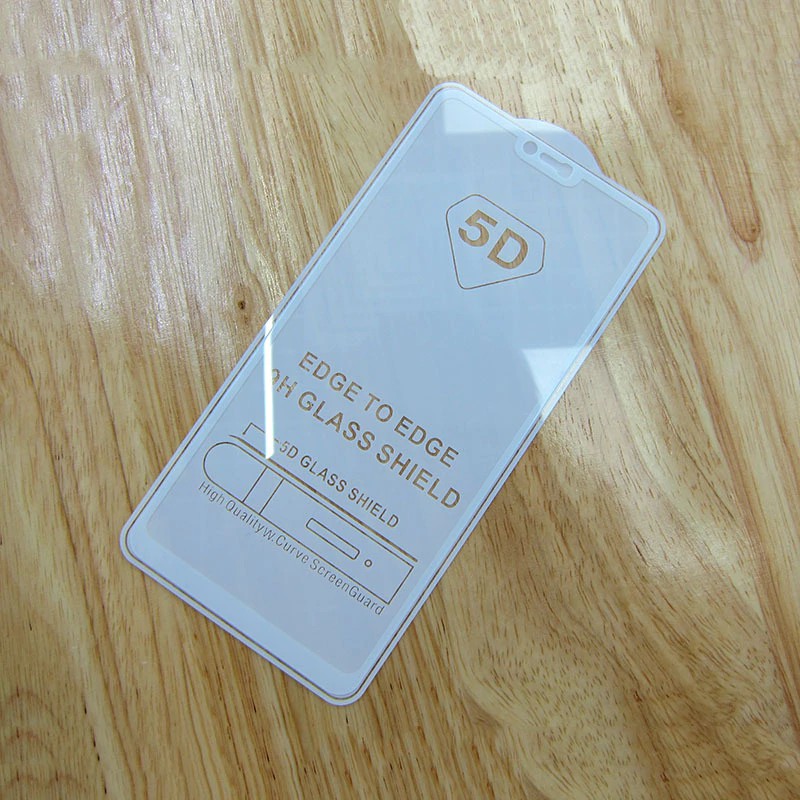 Miếng dán 5D Full màn cho Oppo F7 - Đen