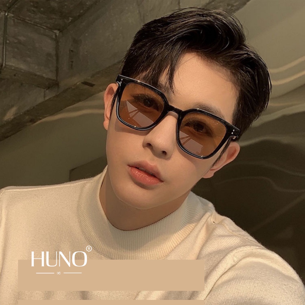 Kính râm nam nữ cao cấp siêu đẹp được thiết kế hai chấm Siêu HOT 2023 với gang màu cá tính siêu đẹp HUNO - KR42
