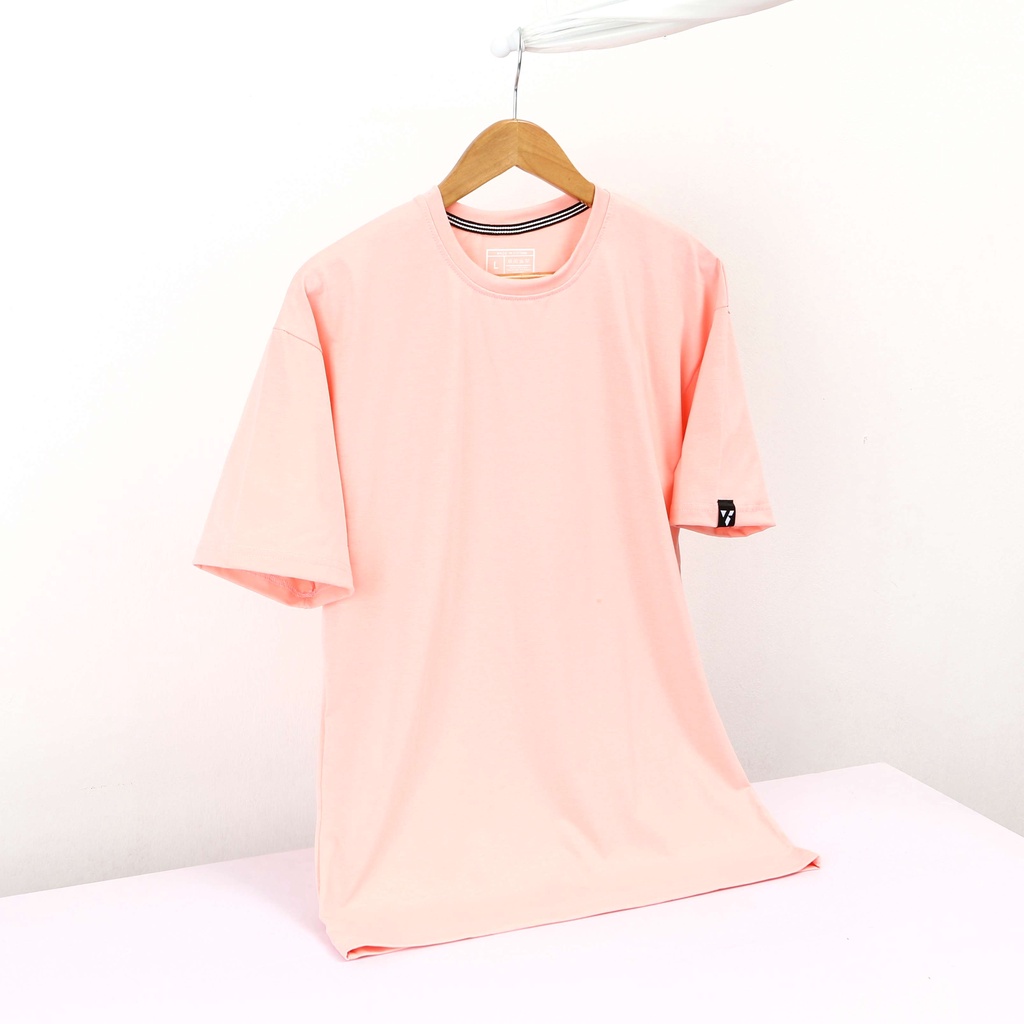 [Mã FAMARAL1 giảm 10K đơn 50K] Áo thun Basic trơn màu cơ bản Form rộng tay lỡ Unisex