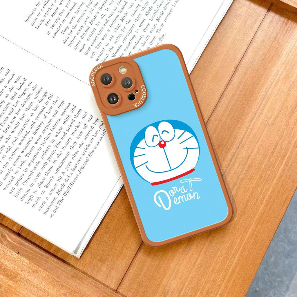 Ốp lưng iphone Doremon Gấu cạnh vuông 6/6plus/6s/6splus/7/7plus/8/8plus/x/xs/11/12/13/14/pro/max/promax/plus/shin/case