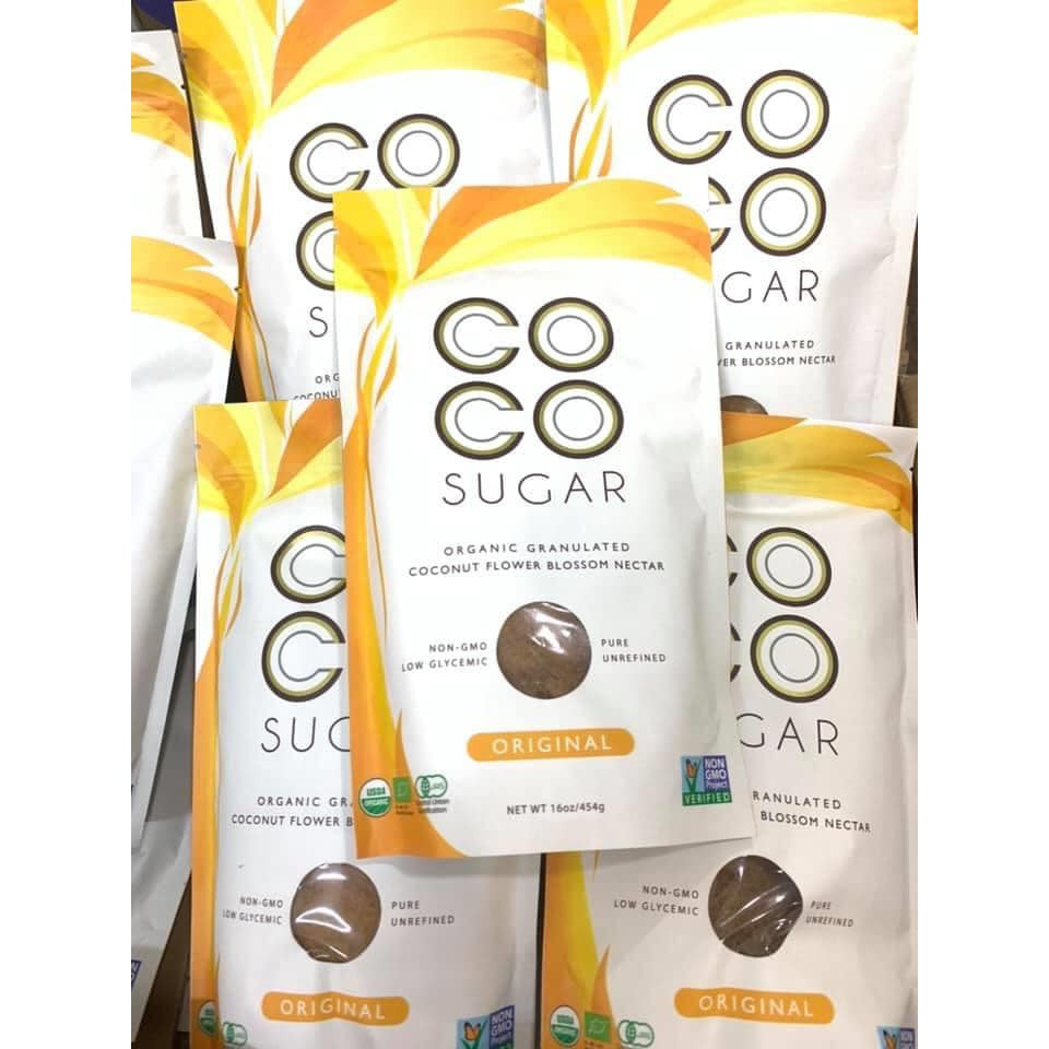 Đường Mật Hoa Dừa Hữu Cơ Túi 454g