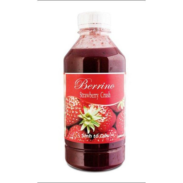 Sinh Tố Berino Dâu  làm sữa chua, trà sữa, pha chế...... chia 100g