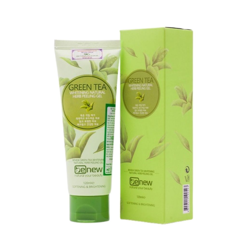 Kem tẩy da chết BENEW PEELING GEL chiết xuất trà xanh và gạo, giúp xóa mụn sạch da, dưỡng da sáng mịn
